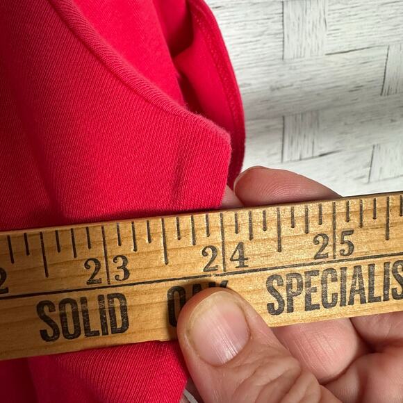 Talbots women’s T-shirt turn cuff short sleeve pink bowt neck petite plus size - Picture 5 of 6